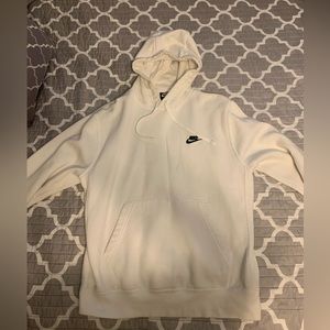 Nike White Mens Hoodie